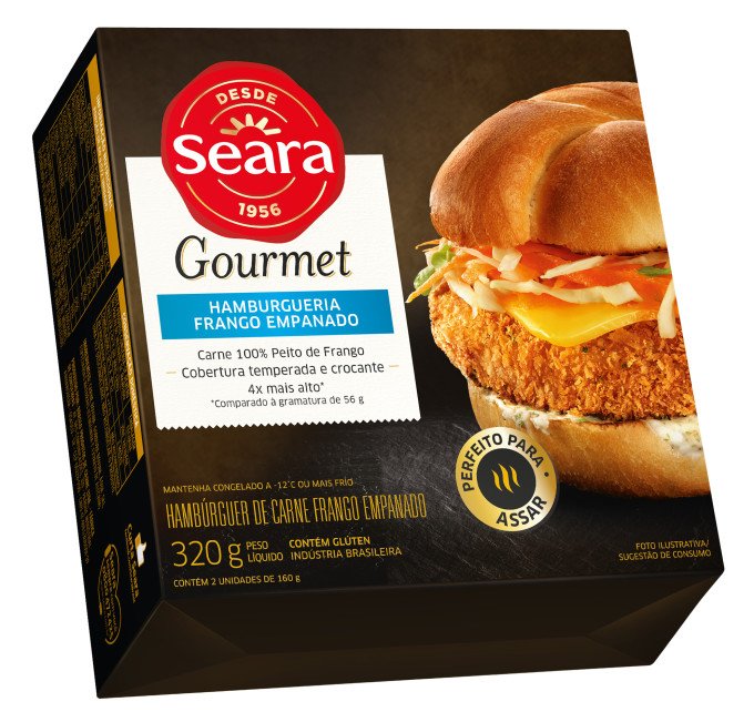 HAMBURGUER SEARA GOURMET FRANGO EMP. 320G