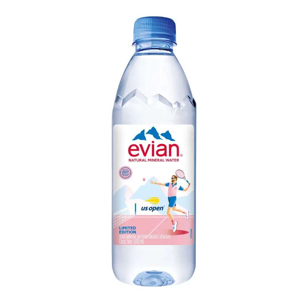 AGUA MIN EVIAN S/GAS PET 500ML