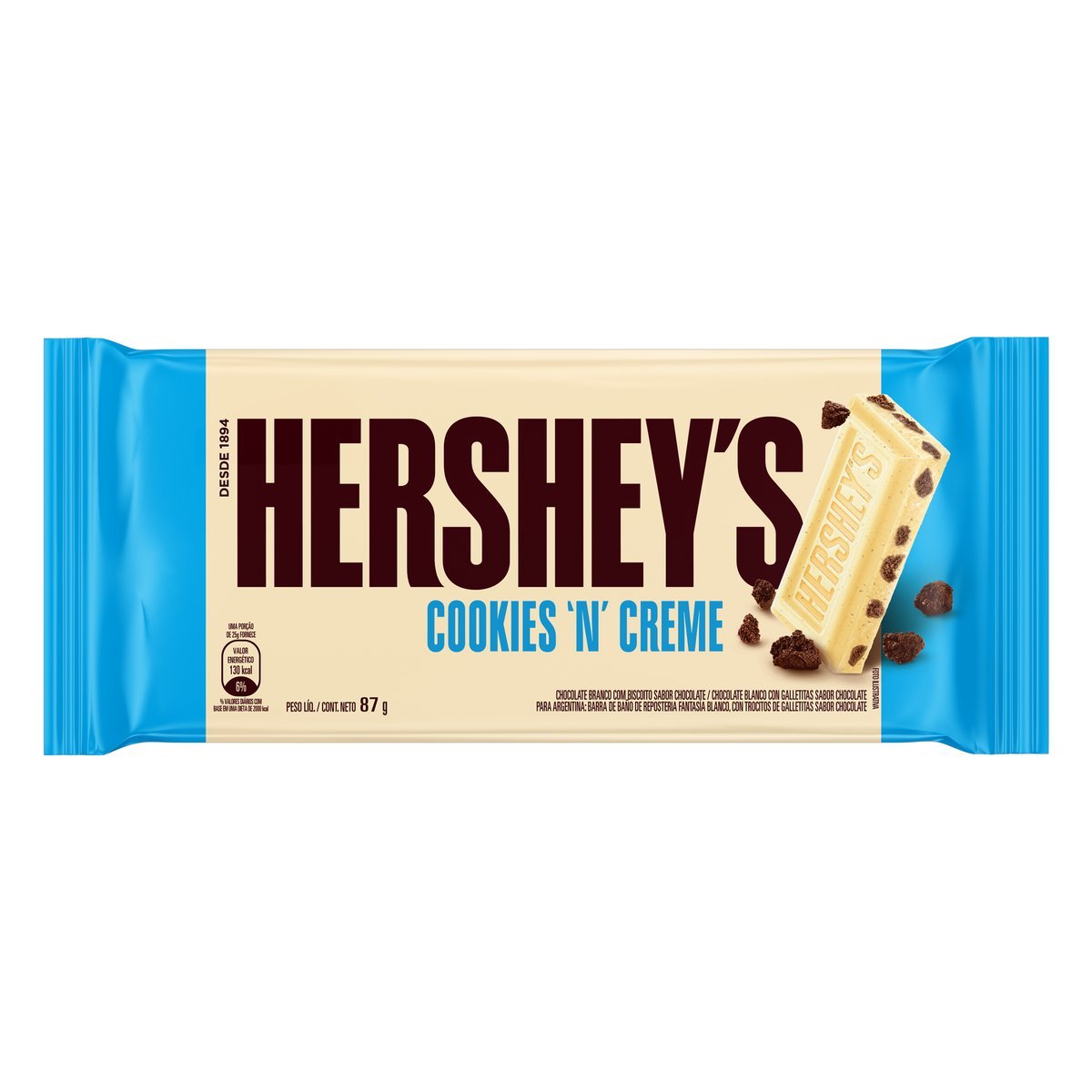 CHOCOLATE HERSHEY'S COOKIES'N'CREME 87G