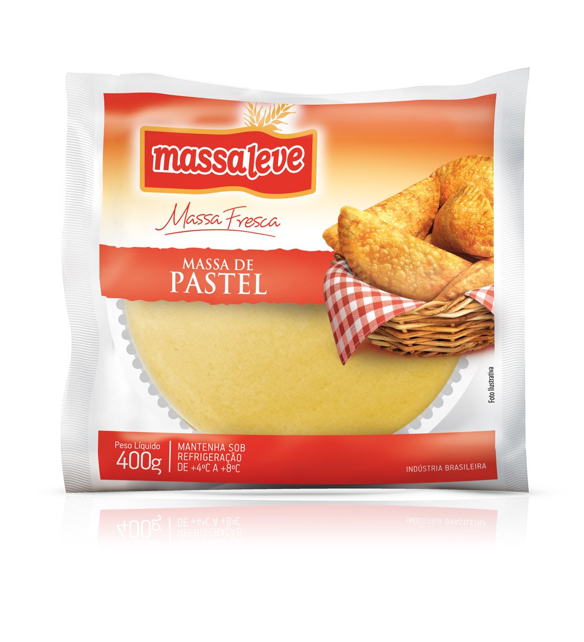 MASSA P/PASTEL MASSA LEVE ROLO 400G