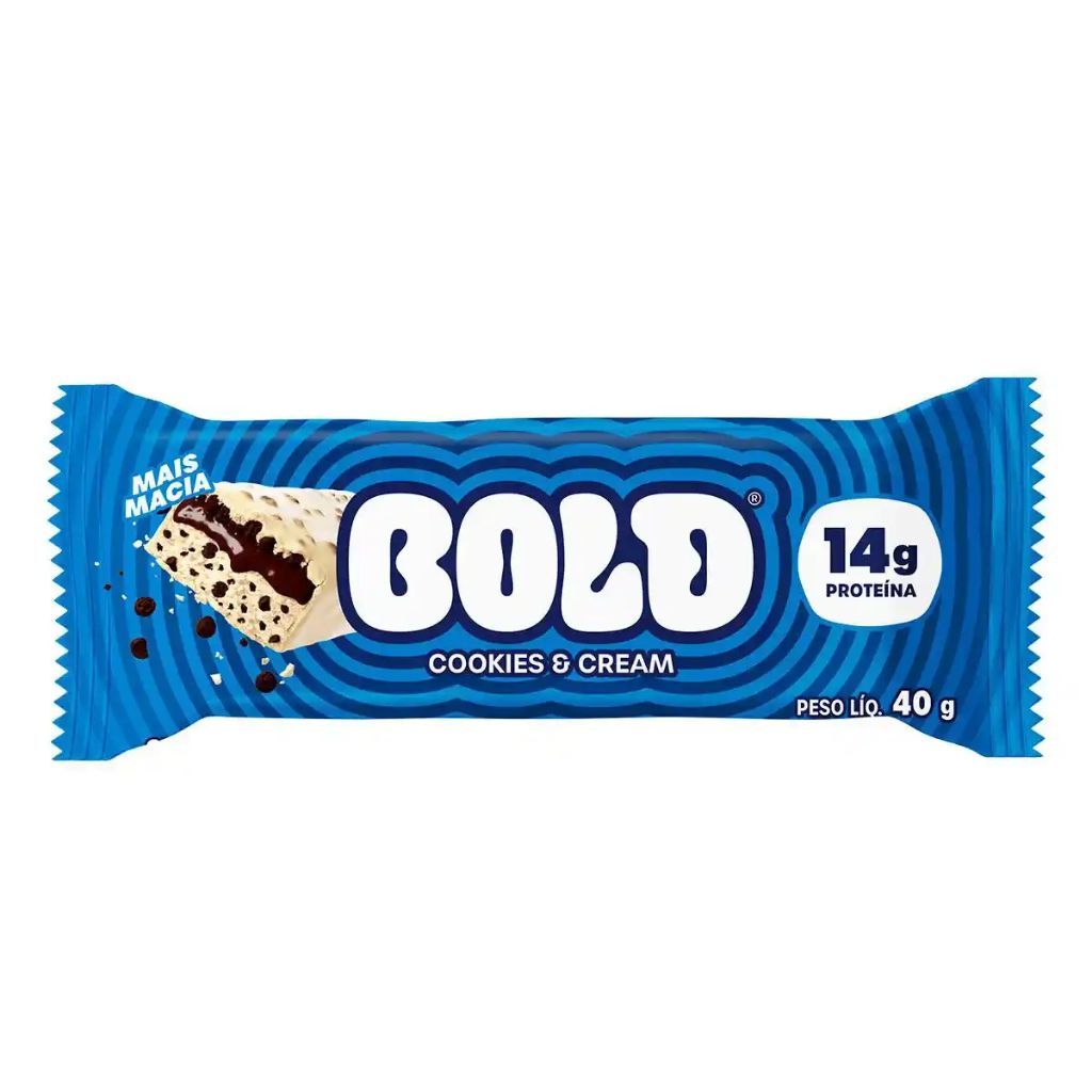 BARRA PROT. BOLD COOKIES/CR 40G