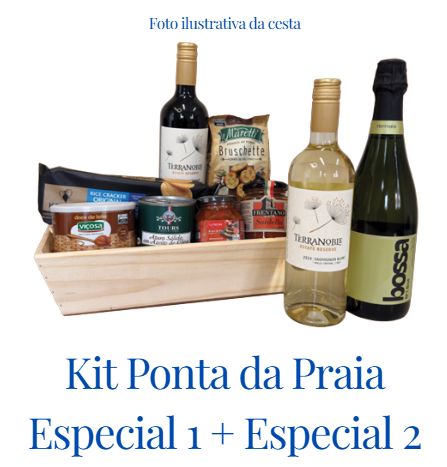 *KIT CESTA PONTA DA PRAIA ESPECIAL 2
