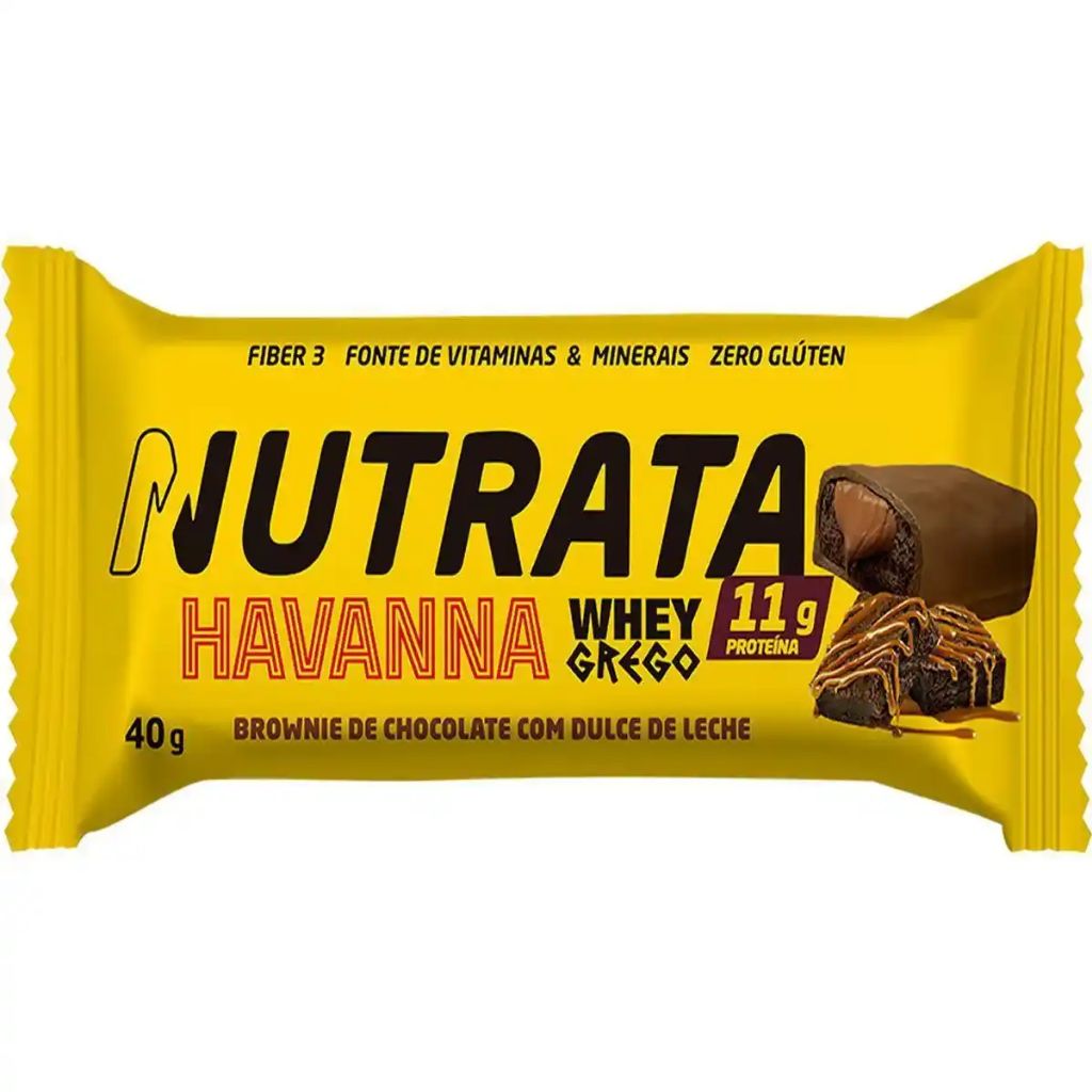 BARRA NUTRATA WHEY GREGO BROWNIE 40G