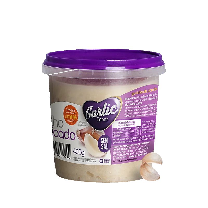 ALHO PICADO GARLIC FOODS 400G