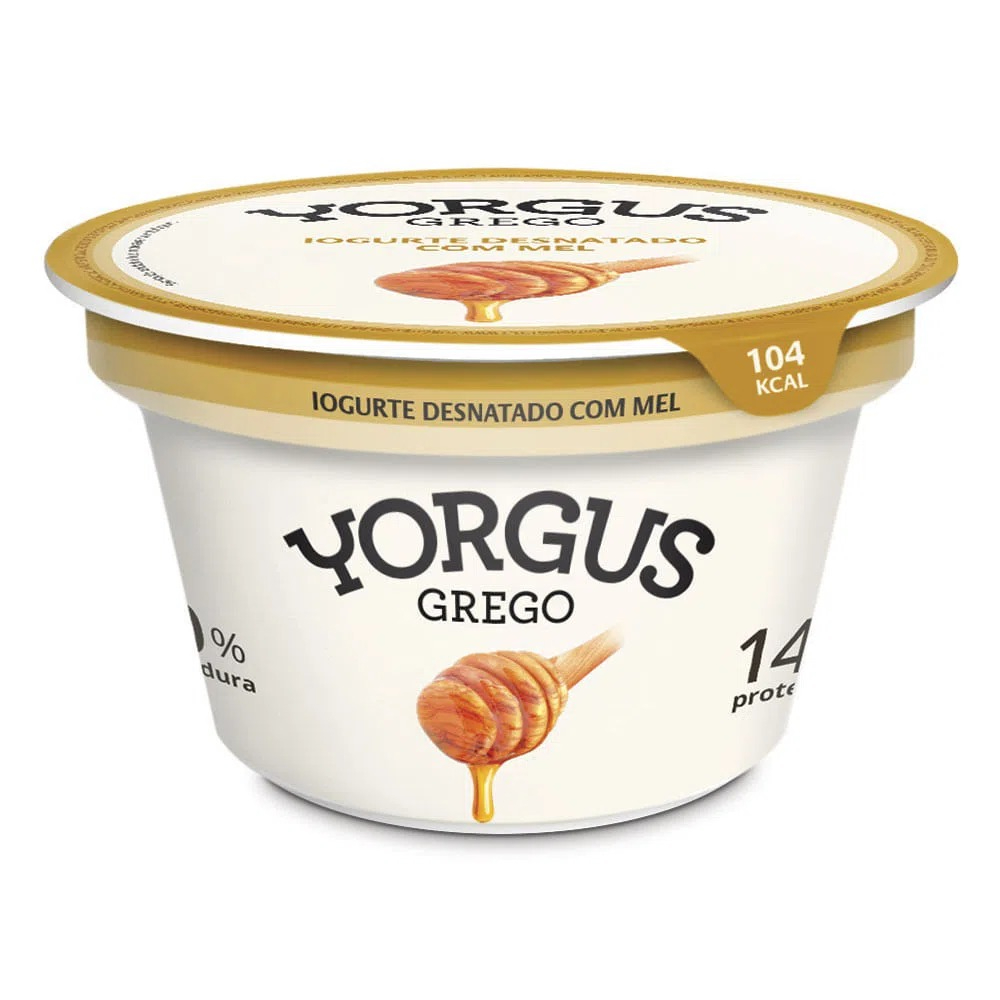 IOGURTE YORGUS GREGO DESN. COM  MEL 130G