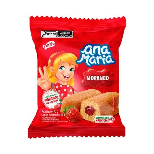 BOLINHO ANA MARIA MORANGO 70G