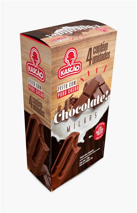 PICOLE KASCAO CHOCOLATE MILKAS 220G