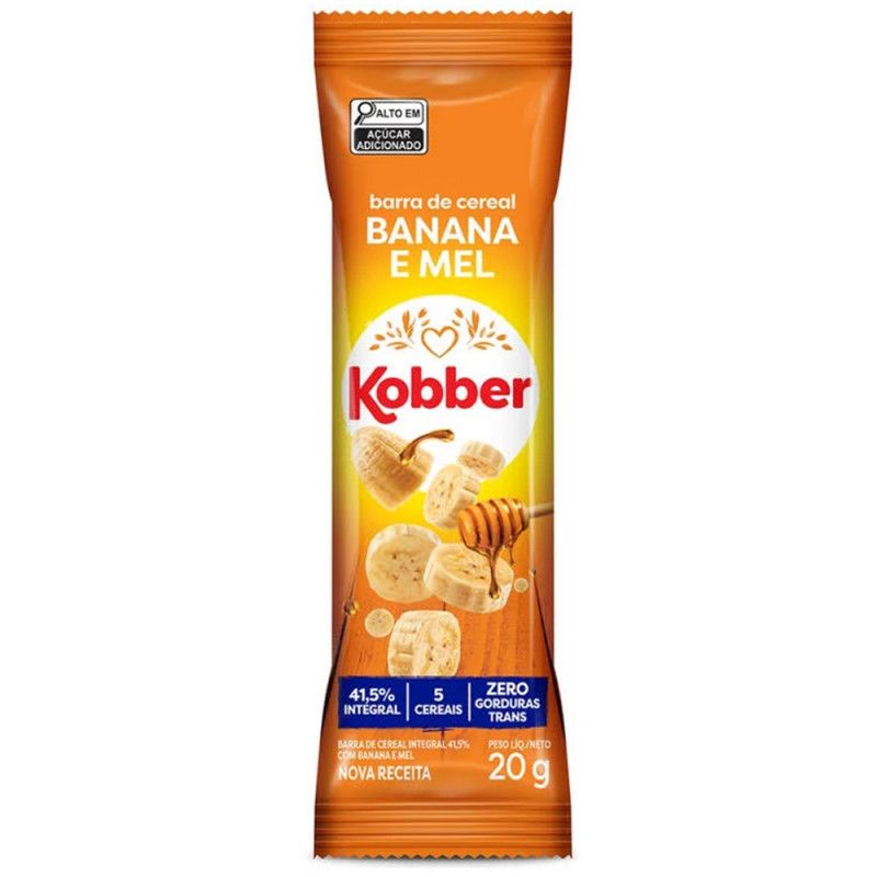 CEREAL BARRA  KOBBER BANANA CLASSIC 20G