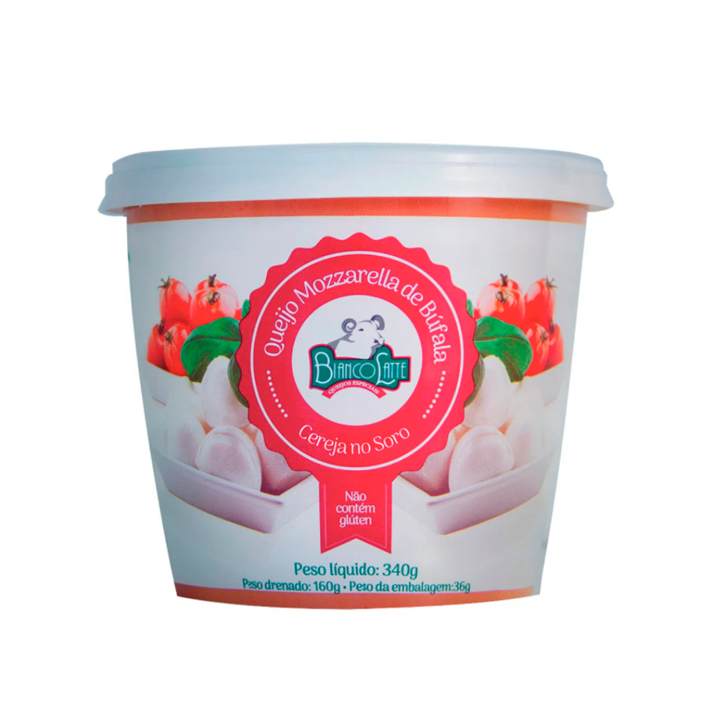 QUEIJO MUSSARELA BUF BIANCO LATTE CEREJA 160G