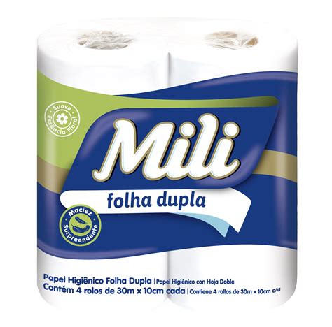 PAPEL HIG MILI FOLHA DUPLA C/4
