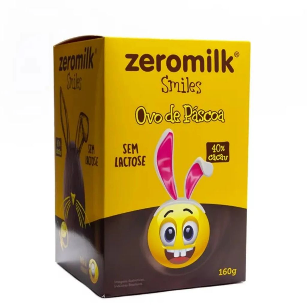 OVO ZEROMILK SMILES SEM  LACTOSE 160G