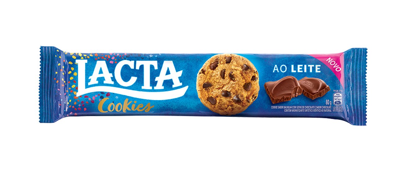 COOKIES LACTA AO LEITE 80G