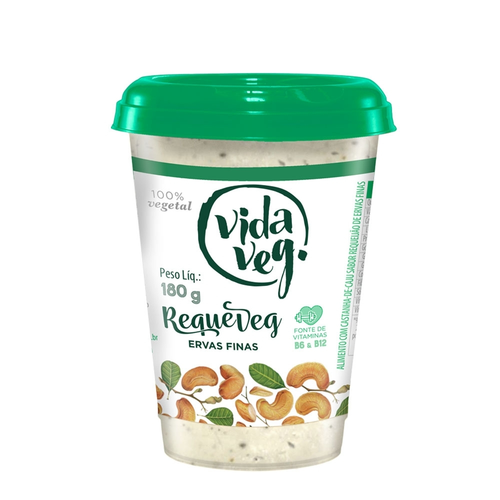 CREME QUEIJO VEGANO ERVAS VIDA VEG 180G