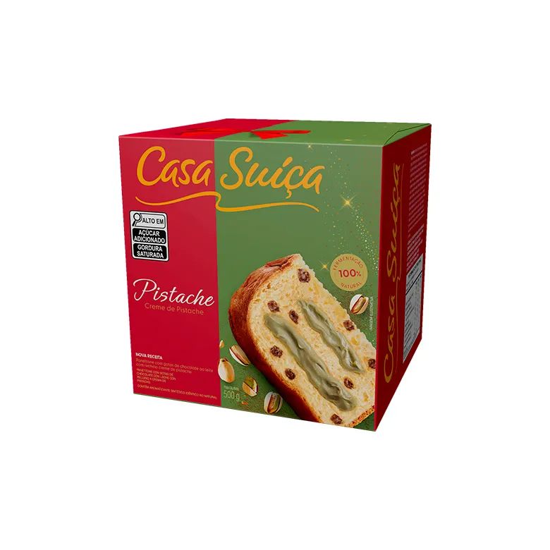 PANETONE CASA SUICA RECH PISTACHE 500G