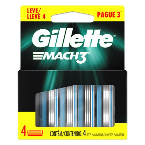 CARGA GILLETTE MACH3 C/4 L+P-