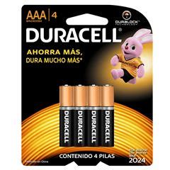PILHA DURACELL ALCALINA PALITO C/4