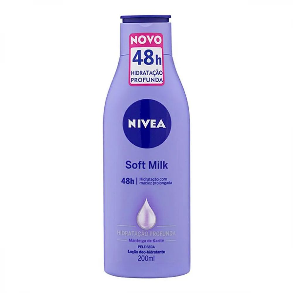 LOCAO HIDRATANTE NIVEA BODY SOFT MILK 200ML