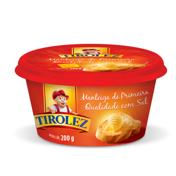 MANTEIGA DE PRIMEIRA TIROLEZ COM  SAL 200G
