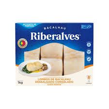 BACALHAU RIBERALVES MORHUA CONGELADO 800G