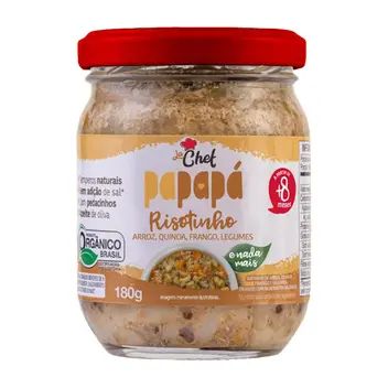 ALIM. INF. PAPAPA ORGANICO CASEIRINHO 180G