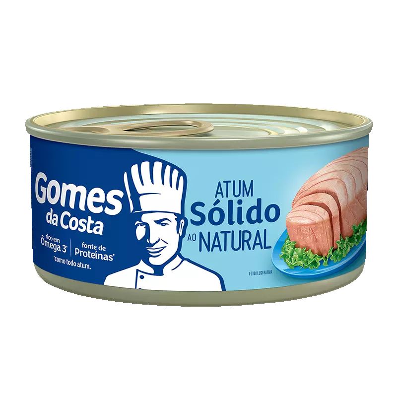 ATUM GOMES DA COSTA SOLIDO NATURAL 170G