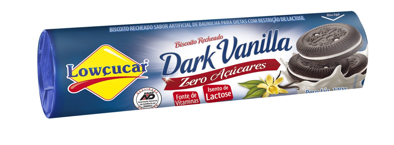 BISC ZERO ACUCAR LOWCUCAR BAUNILHA 120G