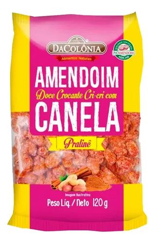 AMENDOIM DA COLONIA CRI-CRI CANELA 120G