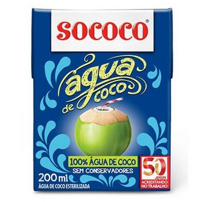 AGUA DE COCO SOCOCO TP 200ML