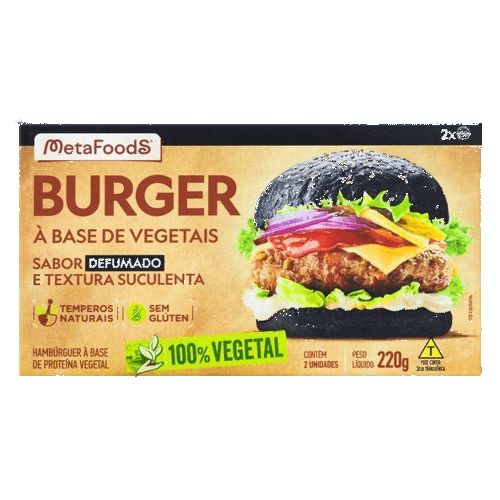 HAMBURGUER VEG. METAFOODS DEFUMADO 220G