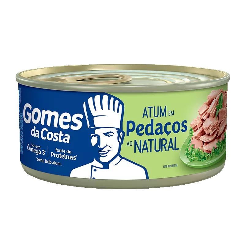 ATUM GOMES DA COSTA PEDACOS NATURAL 170G