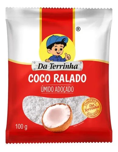 COCO RALADO DA TERRINHA ADOCADO 100G