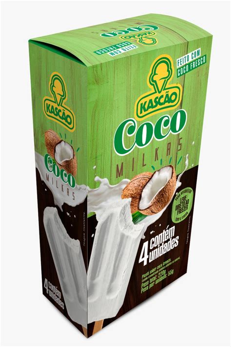 PICOLE KASCAO COCO MILKAS 220G