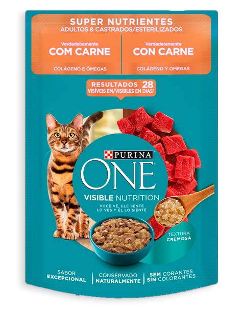 RACAO PURINA ONE GATOS CARNE SACHET 85G