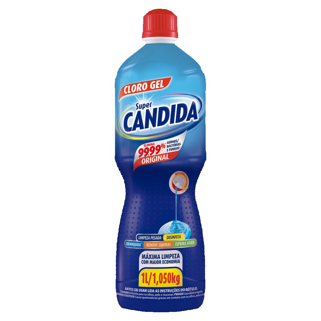 DESINFETANTE CANDIDA CLORO GEL 1L