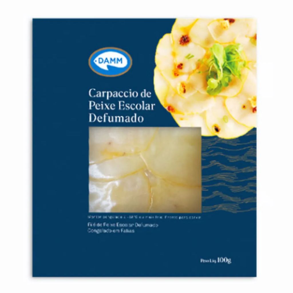 CARPACCIO DAMM DE PEIXE ESCOLAR 100G