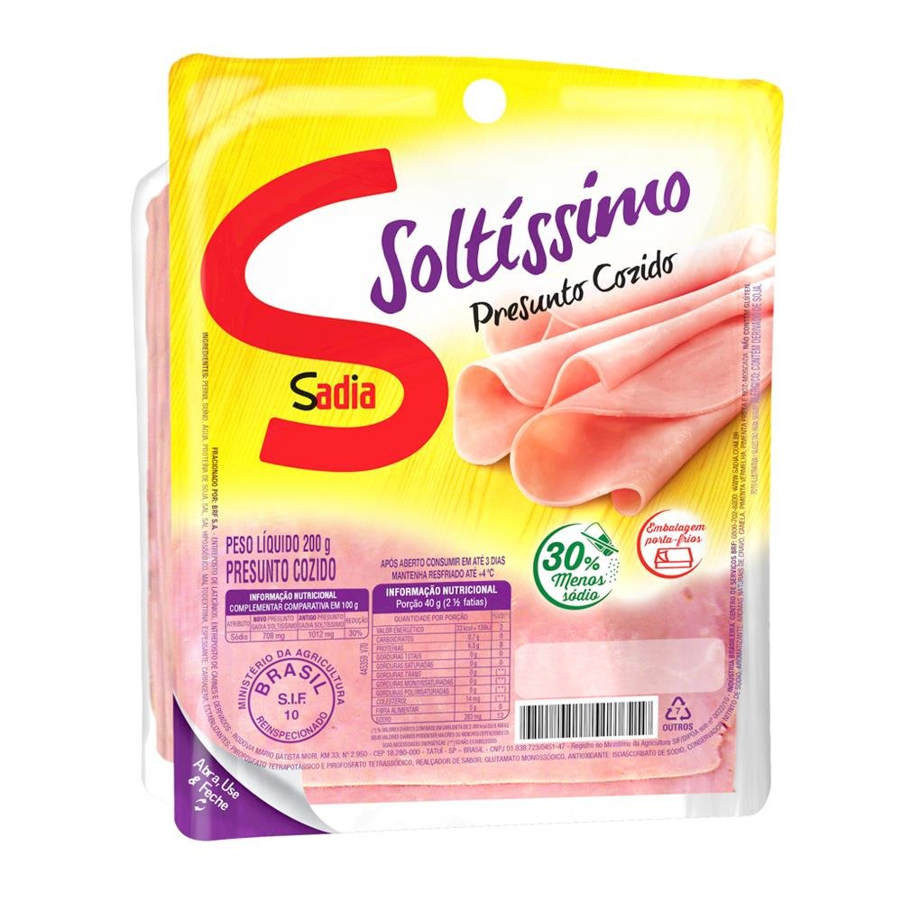 PRESUNTO SADIA SOLTISSIMO. 200G