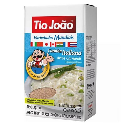 ARROZ TIO JOAO COZ.ITALIANA CARNAROLI 1K