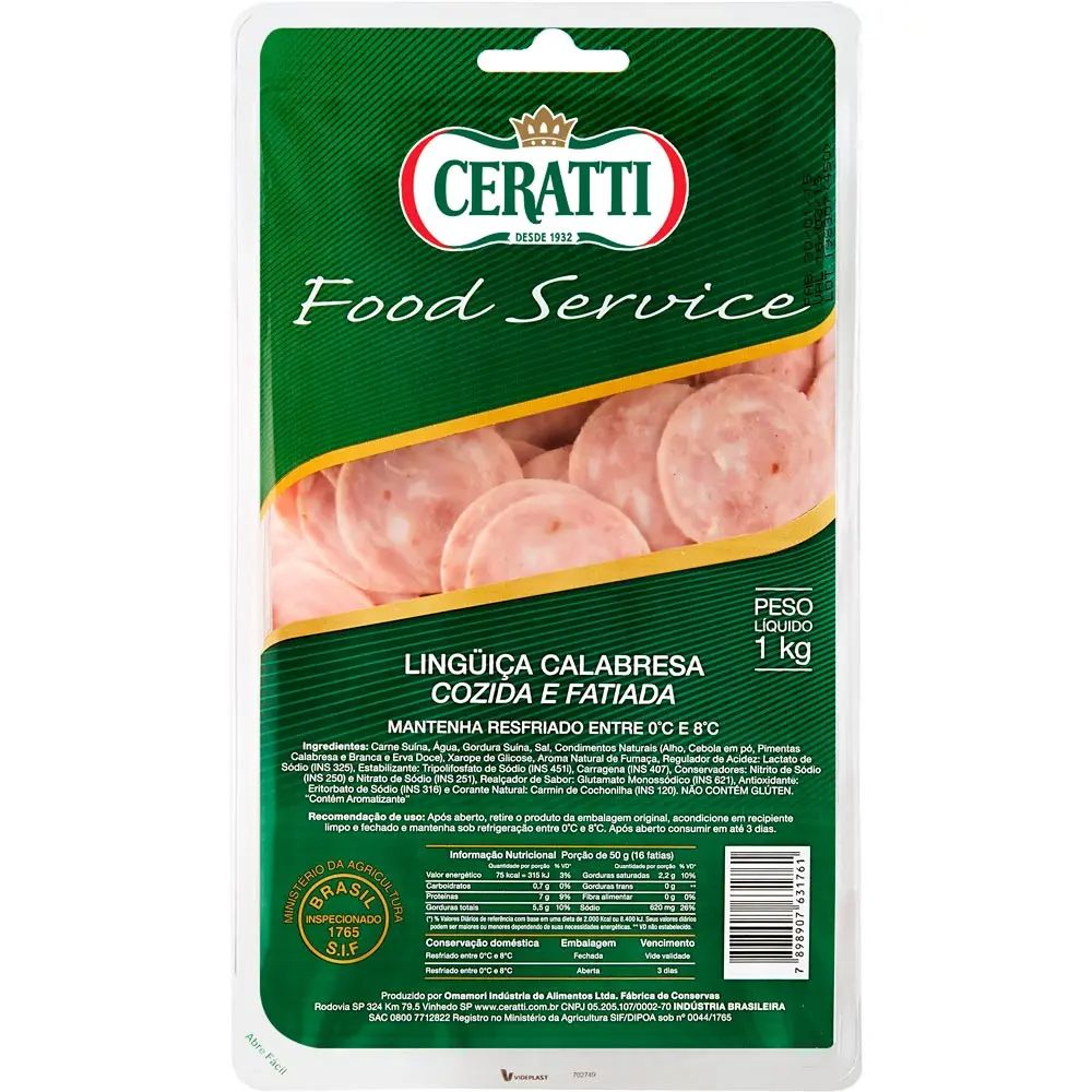 LINGUICA CALABRESA CERATTI DEF. FATIADO 18G