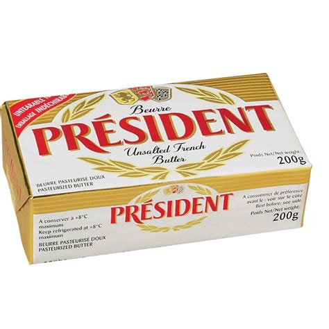 MANTEIGA PRESIDENT S/SAL 200G
