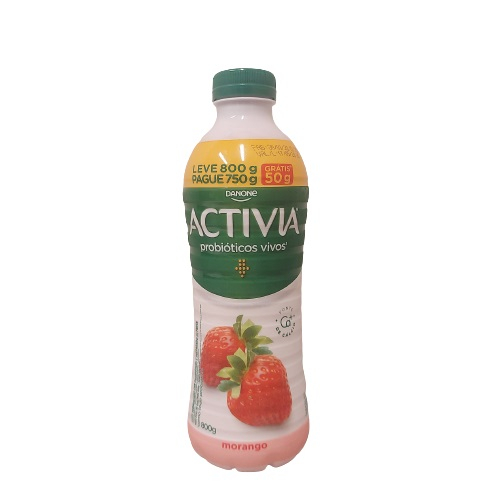 ACTIVIA LIQUIDO MORANGO LTE FERMENTADO 750G+50G