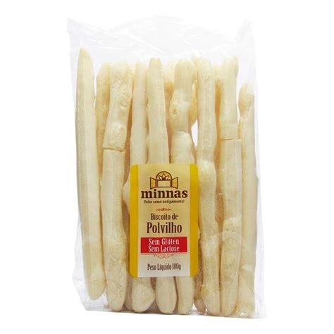 BISCOITO POLVILHO MINNAS ZERO LACTOSE 100G