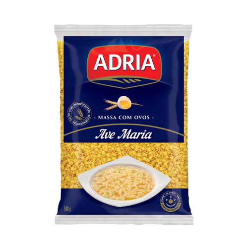 MACARRAO ADRIA C/OVOS AVE MARIA 500G
