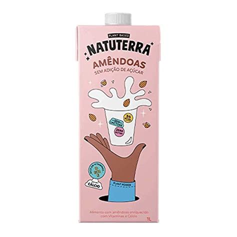LEITE VEGETAL NATUTERRA AMENDOAS 1L