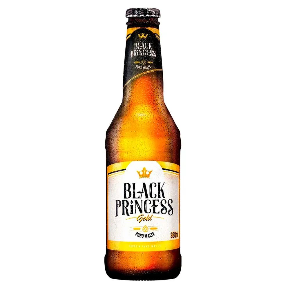 CERVEJA BLACK PRINCESS GOLD 330ML
