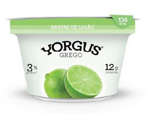 IOGURTE YORGUS GREGO RASPAS DE LIMAO 130G