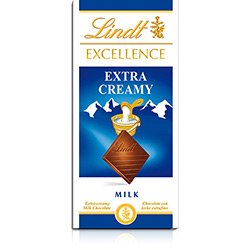 CHOCOLATE LINDT EXCELL. MILK EX. CREAMY 100G
