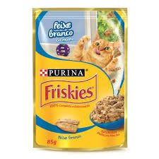 RACAO FRISKIES PEIXE AO MOLHO 85G
