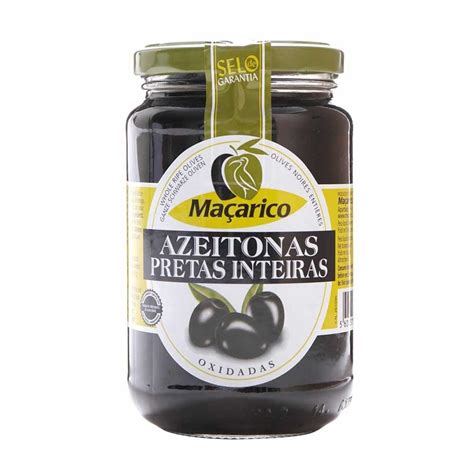 AZEITONA MACARICO PRETA COM  CAROCO 210G
