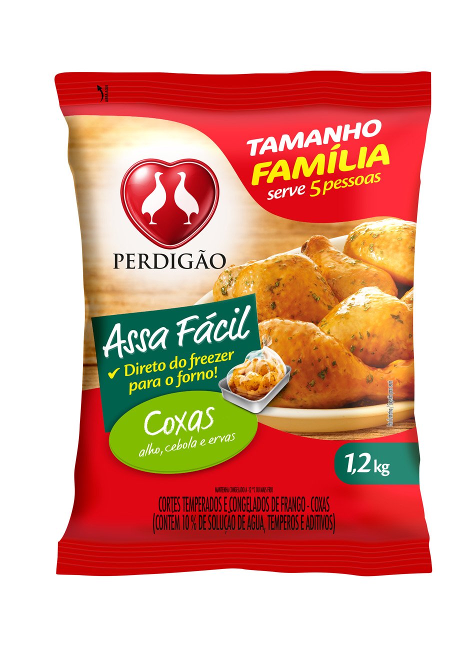 COXA FRANGO PERDIGAO ASSA FACIL 1,2KG