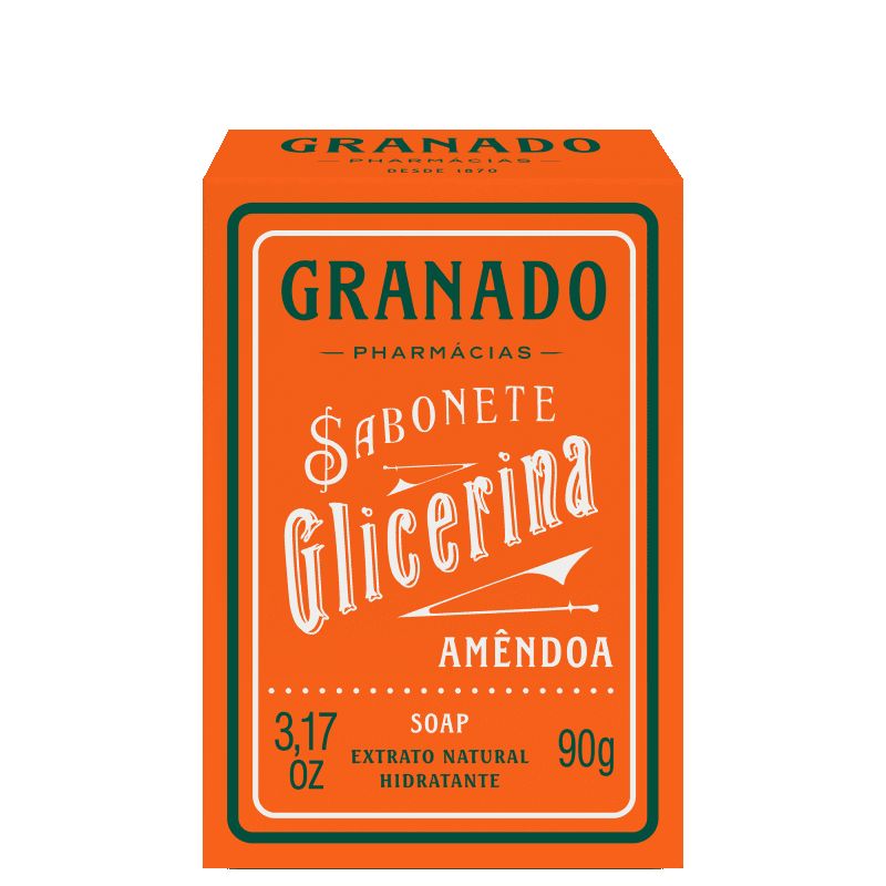 SABONETE GRANADO AMENDOA 90G